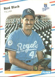 1988 Fleer Baseball Cards      252     Bud Black
